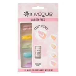 Faux-ongles Colorés Ovale