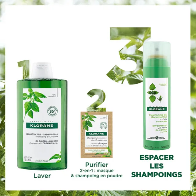 Shampoing Sec Séboréducteur à l’Ortie